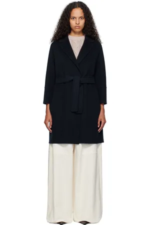 Max Mara Navy Arona Coat