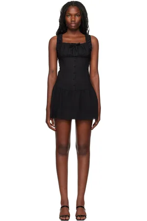 Frankies Bikinis Christa Ruffle Minidress