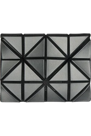 Issey Miyake Gunmetal Card Wallet