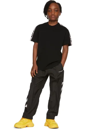 OFF-WHITE Kids Black Band T-Shirt