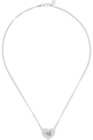 Stolen Girlfriends Club Silver Warm Welcome Heart Necklace