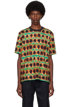 Paul Smith Green & Red Shibori Stripe T-Shirt