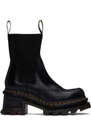 Dr. Martens Black Corran Atlas Heeled Chelsea Boots