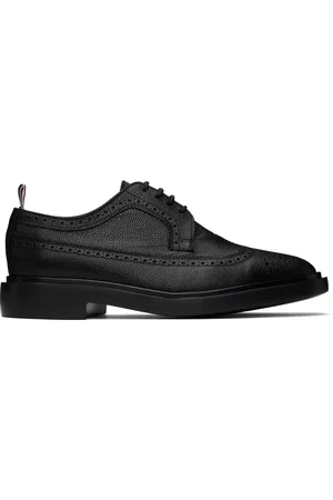 Thom Browne Black Classic Longwing Derbys