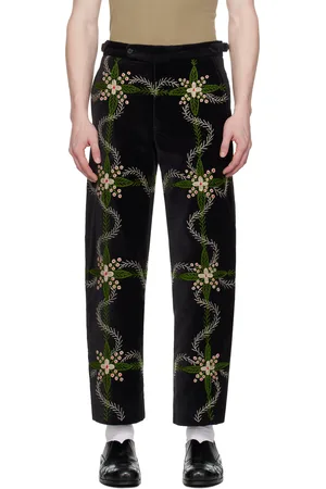 BODE Black Rosemallow Trousers