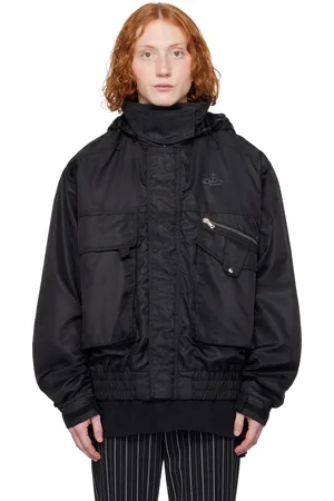 Vivienne Westwood Black Nevada Bomber Jacket