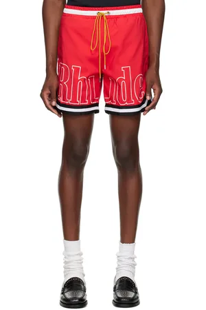 Rhude SSENSE Exclusive Red Swim Shorts