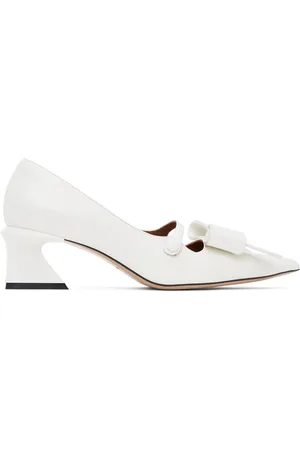 Shushu/Tong SSENSE Exclusive White Pointed Heels