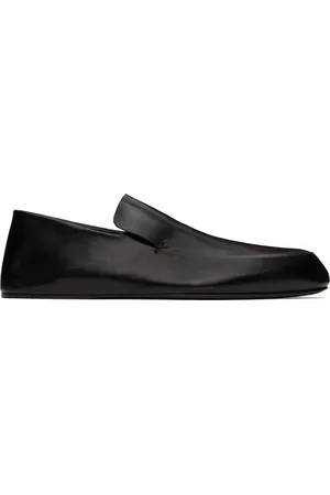 Jil Sander Black Flat Loafers