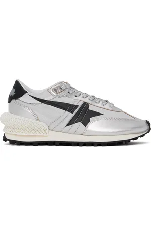 Golden Goose Silver Marathon Sneakers
