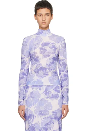 Staud Purple Helvin Turtleneck