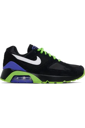 Nike Black & Green Air Max 180 Beetlejuice Sneakers