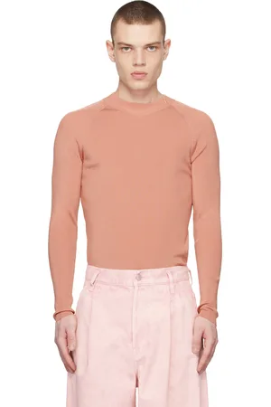 DRIES VAN NOTEN Pink Crewneck Sweater