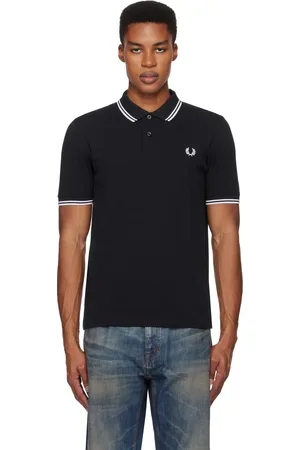 Fred Perry Navy Twin Tipped Polo