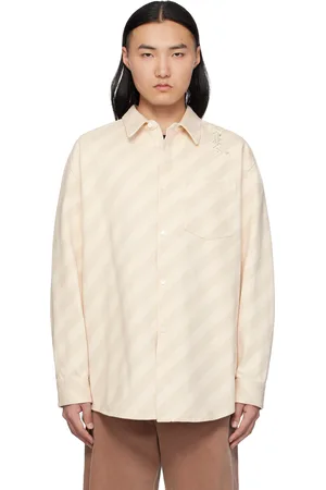 Marni Beige Boxy Denim Shirt