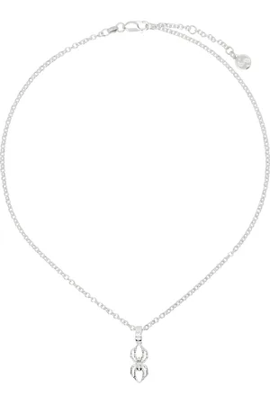 Stolen Girlfriends Club Silver Micro Spider Necklace