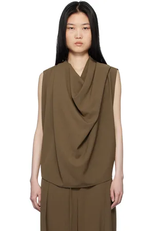 LE 17 SEPTEMBRE Drape Sleeveless Tank Top