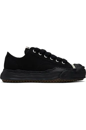 Maison Mihara Yasuhiro Black Hank OG Sole Canvas Low-Top Sneakers