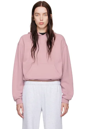 SKIMS Pink Cotton Fleece Classic Hoodie