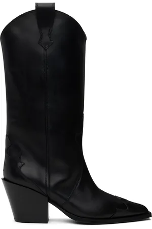 Aeyde Ariel Leather Cowboy Boots