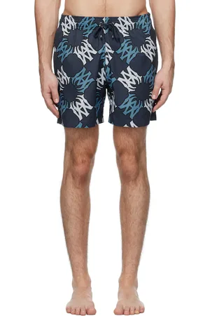AMIRI Navy MA Quad Swim Shorts