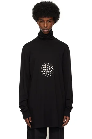 Rick Owens Black Porterville Surf T Turtleneck