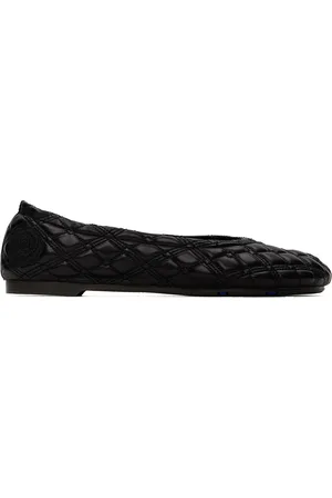Burberry Leather Sadler Ballerina Flats