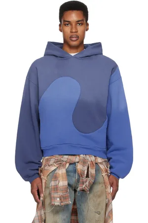 ERL Blue Classic Swirl Hoodie
