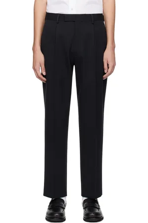 Ermenegildo Zegna Black Pleated Trousers