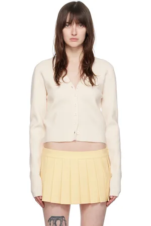 DANIELLE GUIZIO Off-White Camelie Cardigan
