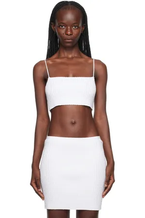 Alexander Wang White Crystal Camisole