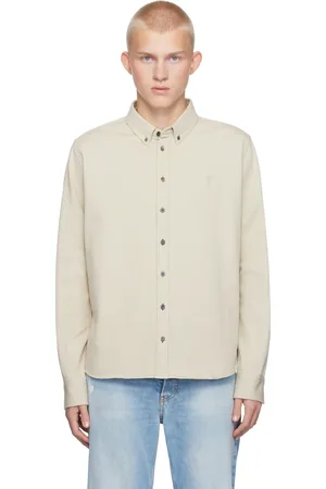 Ami Off-White Button-Down Ami de Coeur Shirt