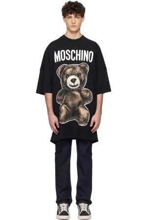 Moschino Black Oversized Maxi Teddy Bear T-shirt