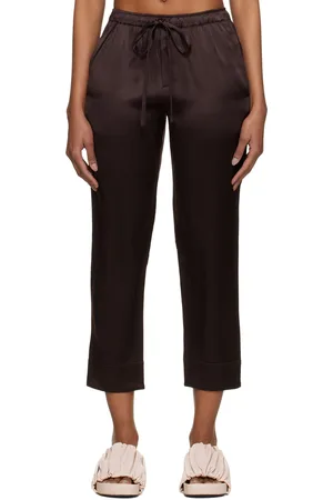 ASCENO Brown Melbourne Trousers