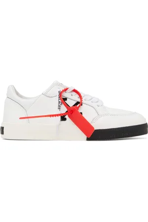 OFF-WHITE White New Low Vulcanized Leather Sneakers