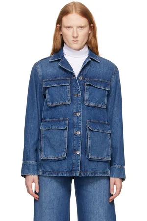 ANINE BING Blue Alden Denim Jacket