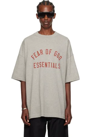 FEAR OF GOD Gray Crewneck T-Shirt