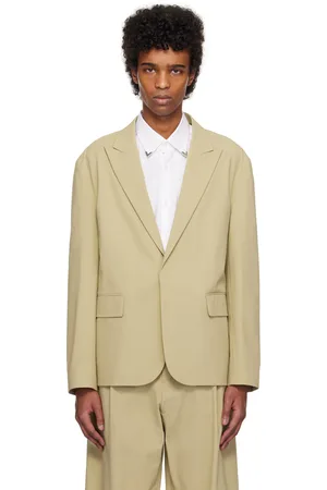 HUGO BOSS Beige Modern-Fit Blazer