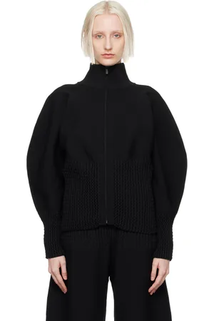 Issey Miyake Black Squeeze Jacket