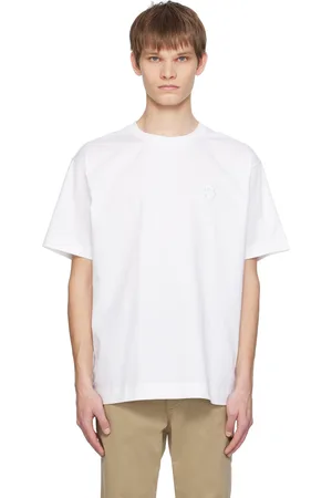 HUGO BOSS White Crewneck T-Shirt