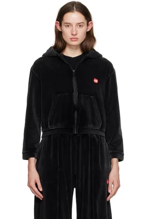 Alexander Wang Black Shrunken Hoodie