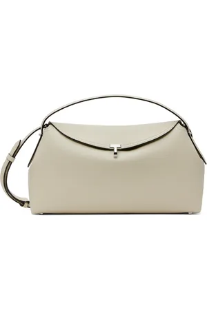 Totême Off-White T-Lock Top Handle Grain Bag