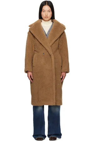 Max Mara Tan Teddy Bear Icon Coat
