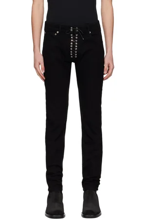 Ludovic De Saint Sernin Lace Up Jeans