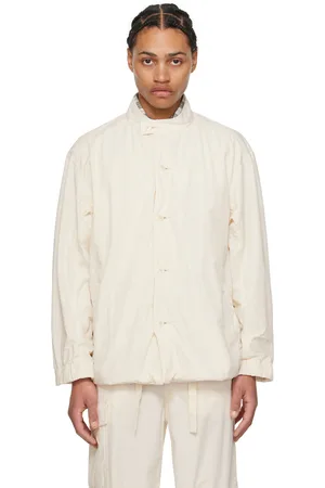 NANAMÍCA Off-White Band Collar Jacket