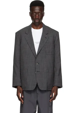 BARENA Navy Redonda Quod Blazer