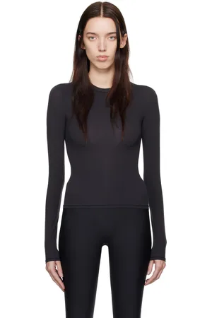 SKIMS Black Fits Everybody Long Sleeve T-shirt