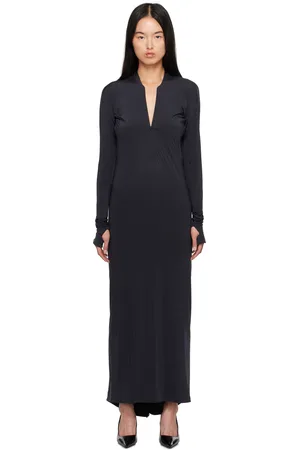 JOHANNA PARV Draped Back Midi Dress