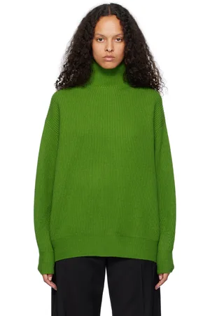 Sportmax Green Veliero Turtleneck