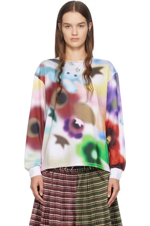 Chopova Lowena Multicolor Airbrush Bunny Long Sleeve T-Shirt